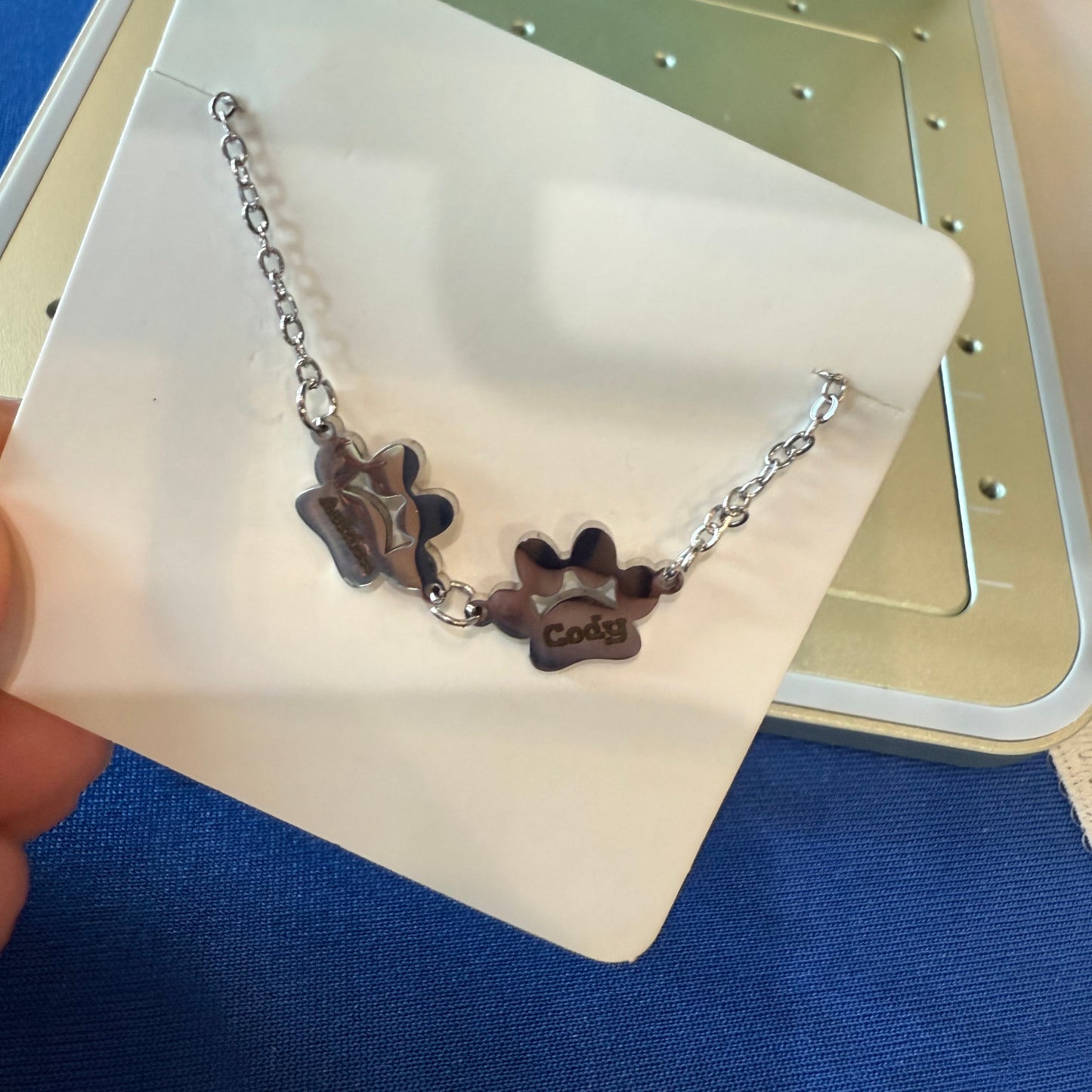 Paw Prints Bracelet