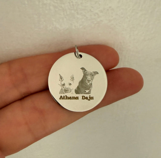 Dainty - Portrait of Love Coin Charm Necklace