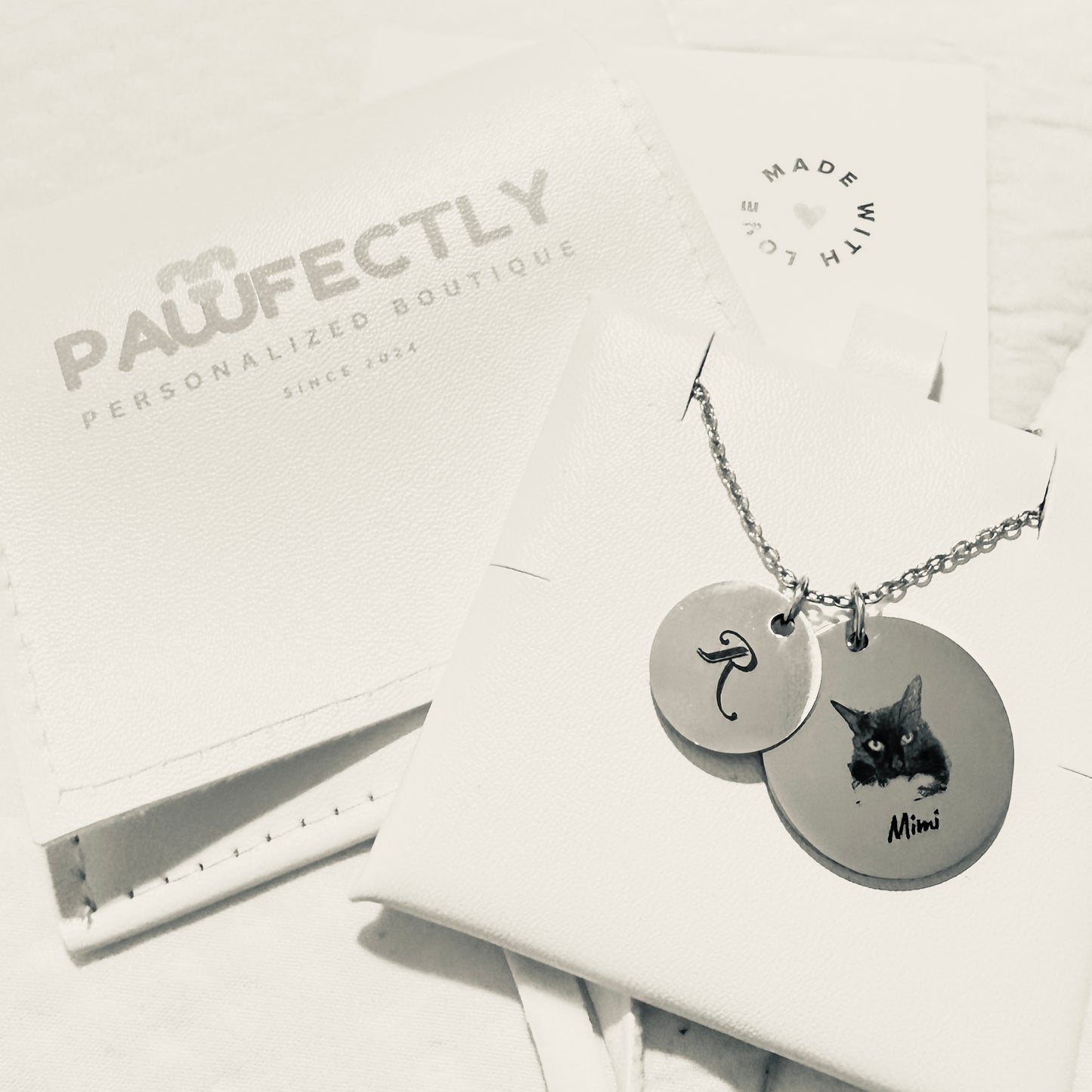 Portrait of Love Dainty Coin Charm Necklace