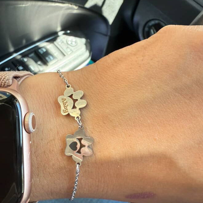 Paw Prints Bracelet