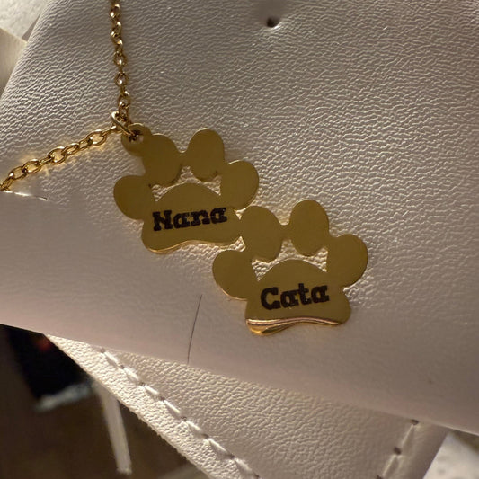 Paw Prints Necklace