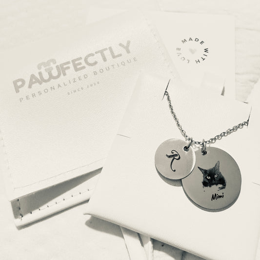 Portrait of Love Dainty Coin Charm Necklace