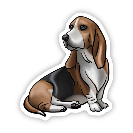 Basset Hound Sticker