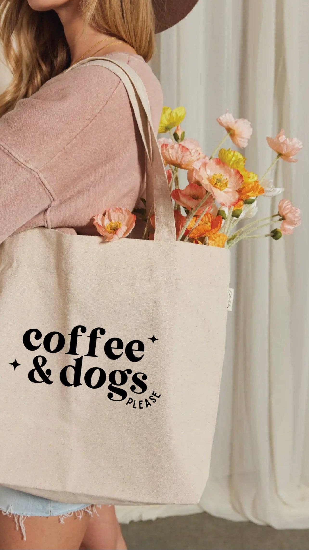 Coffee and Dogs Tote