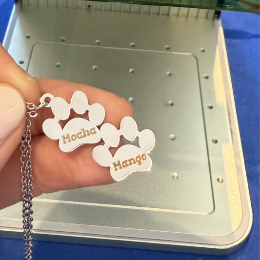 Paw Prints Necklace
