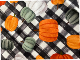 Fall Pumpkin Patch Bandana or Bowtie