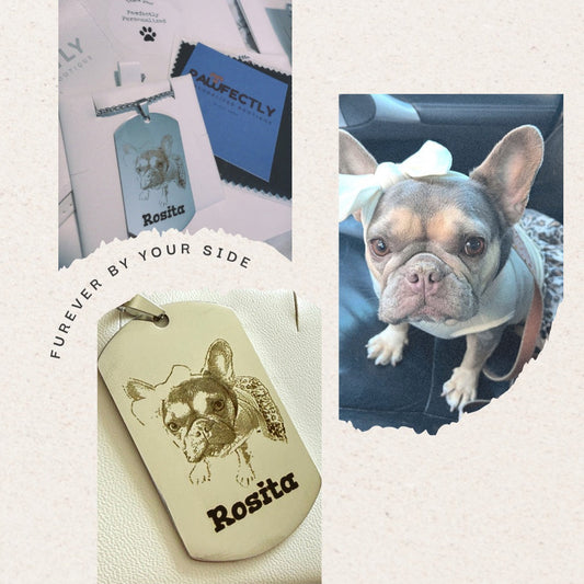 Portraits of Love Dog Tag Necklace